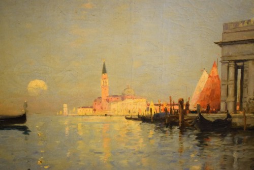 Venise, lumières et ombres au Dogana - Maurice Bompard (1857-1935) - 